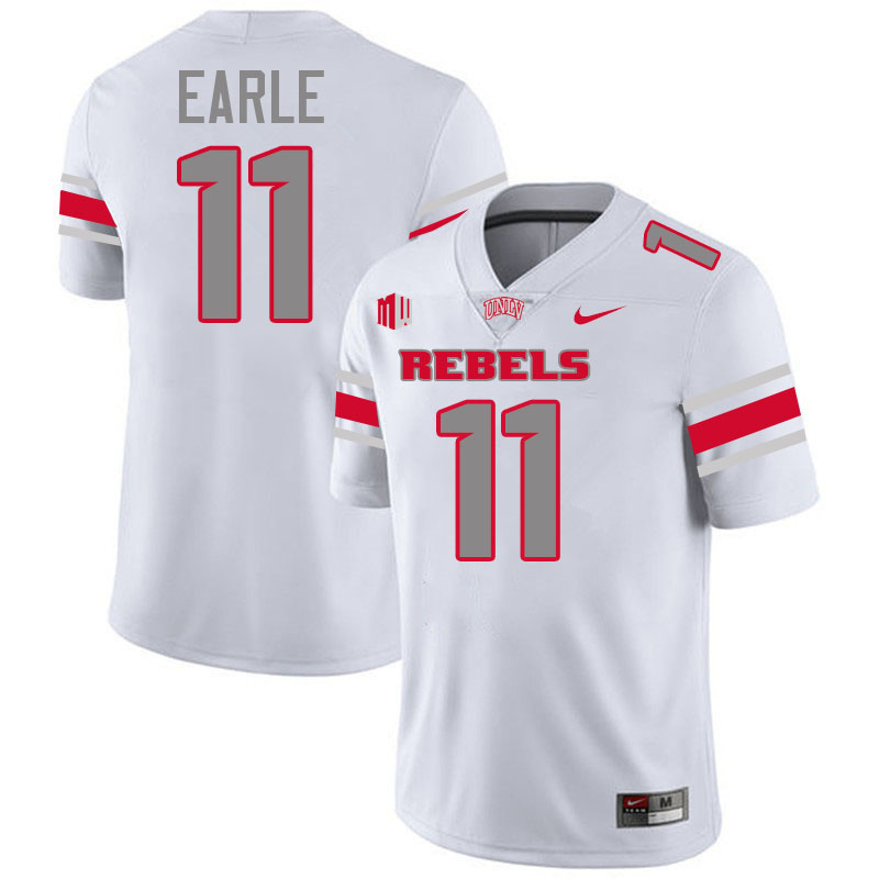 JoJo Earle UNLV Jersey,UNLV Rebels Football Uniforms,Jerseys,Gears-White